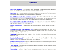 Tablet Screenshot of c-we.com